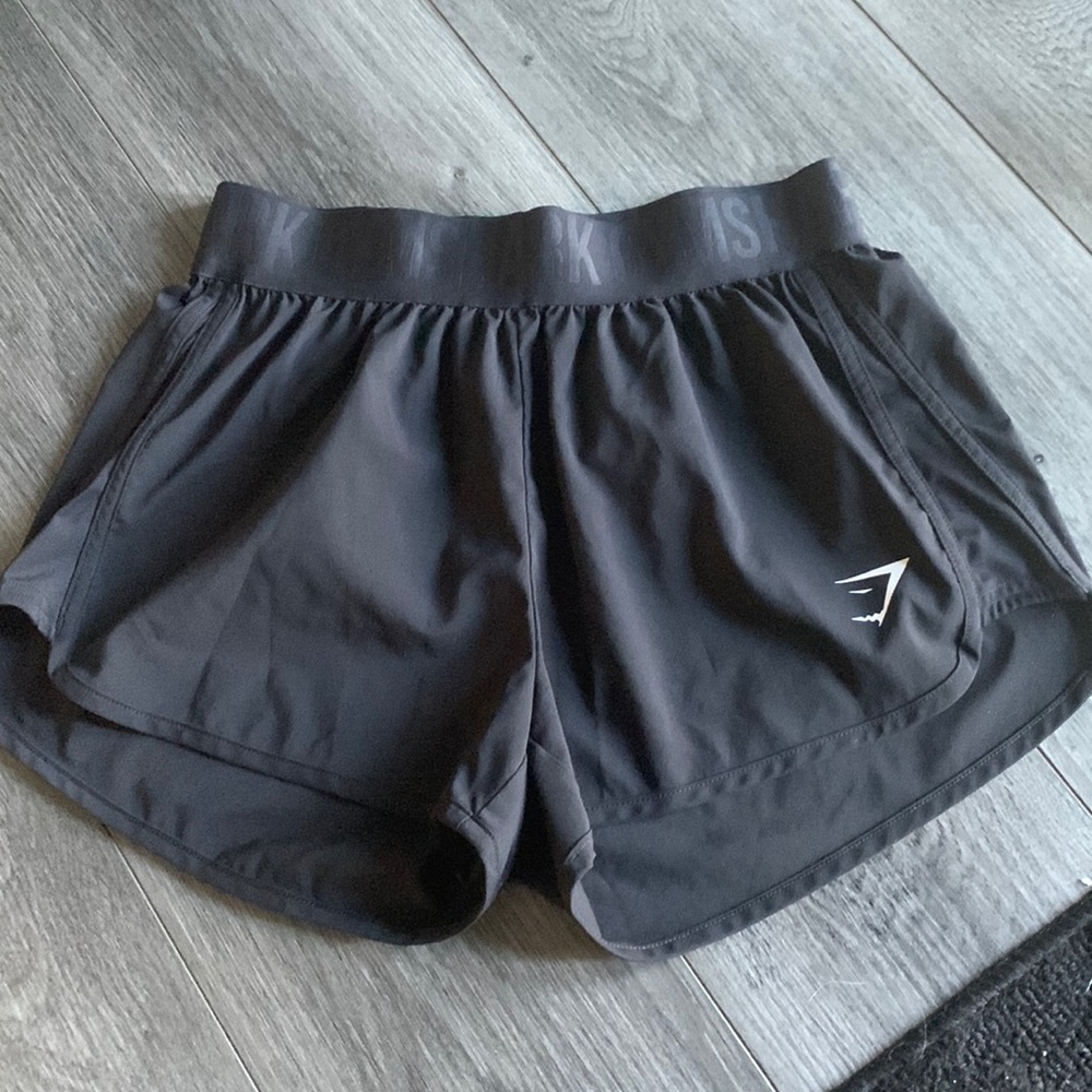 Gymshark Black Athletic Running Shorts